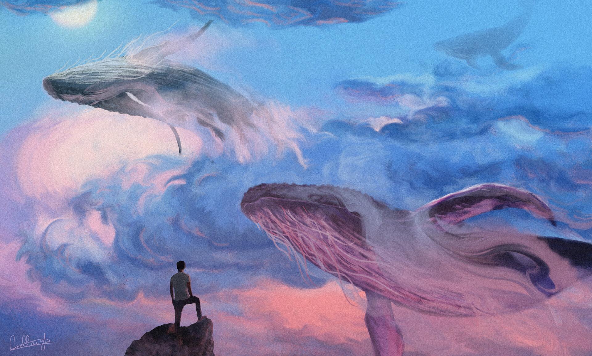 Caellaigh art whales migration rs